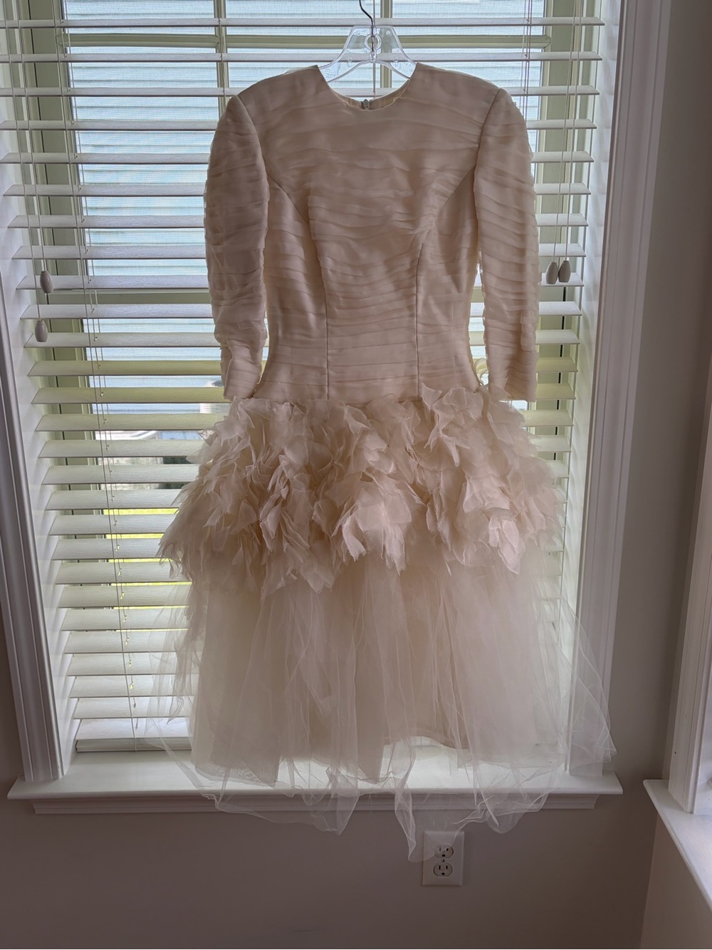 Custom made dress knee length